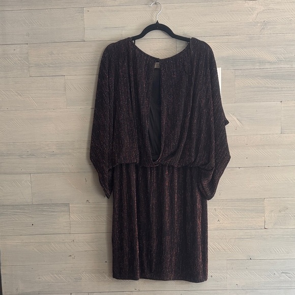 Jessica Howard Shimmering Gray Mini Dress - Picture 5 of 9